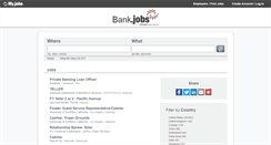 Desktop Screenshot of bank.jobs