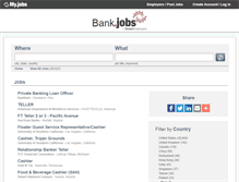 Tablet Screenshot of bank.jobs